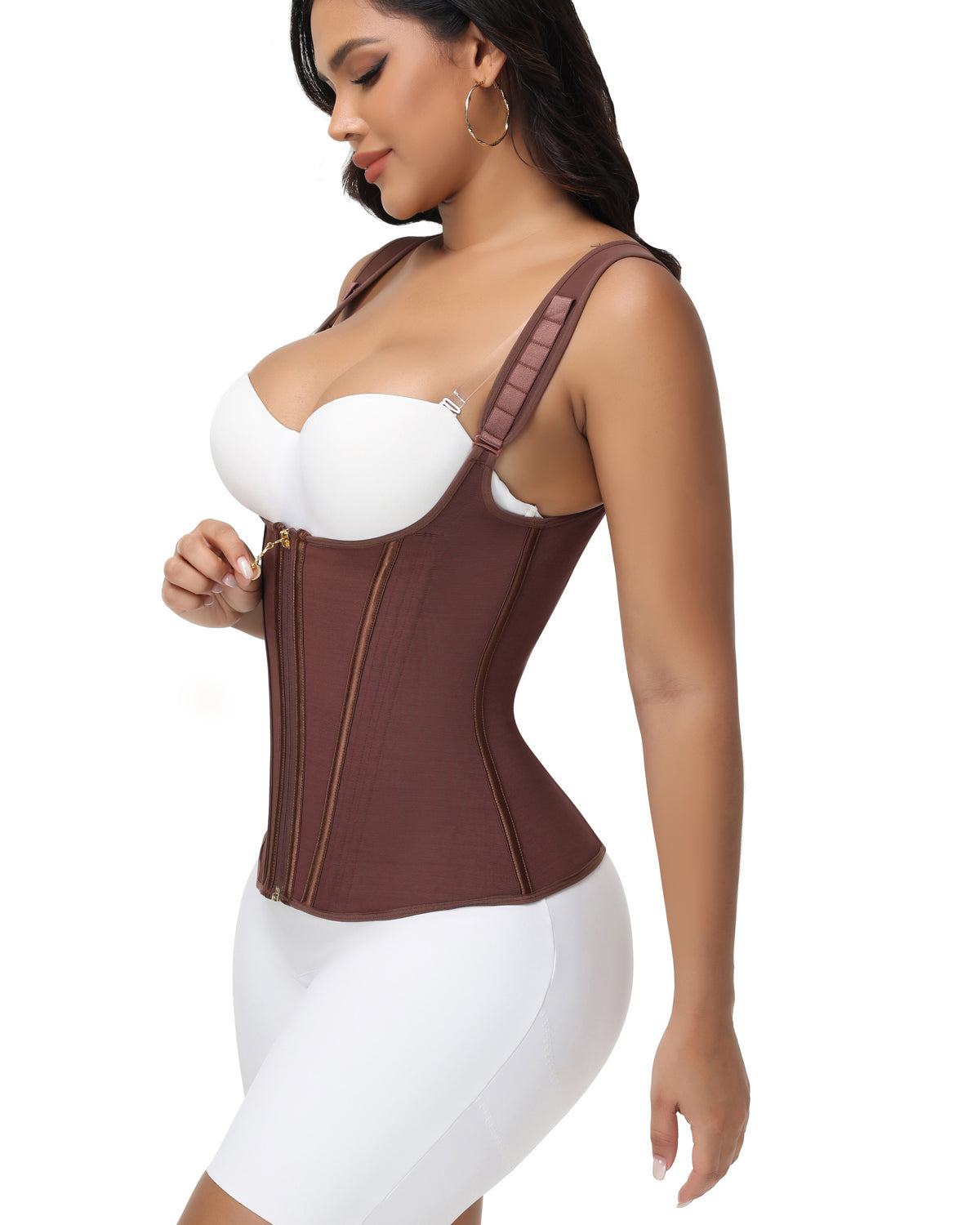 Shapshe® Waist Trainer for Women Body Shaper Corset Vest Tank Top with Steel Bones