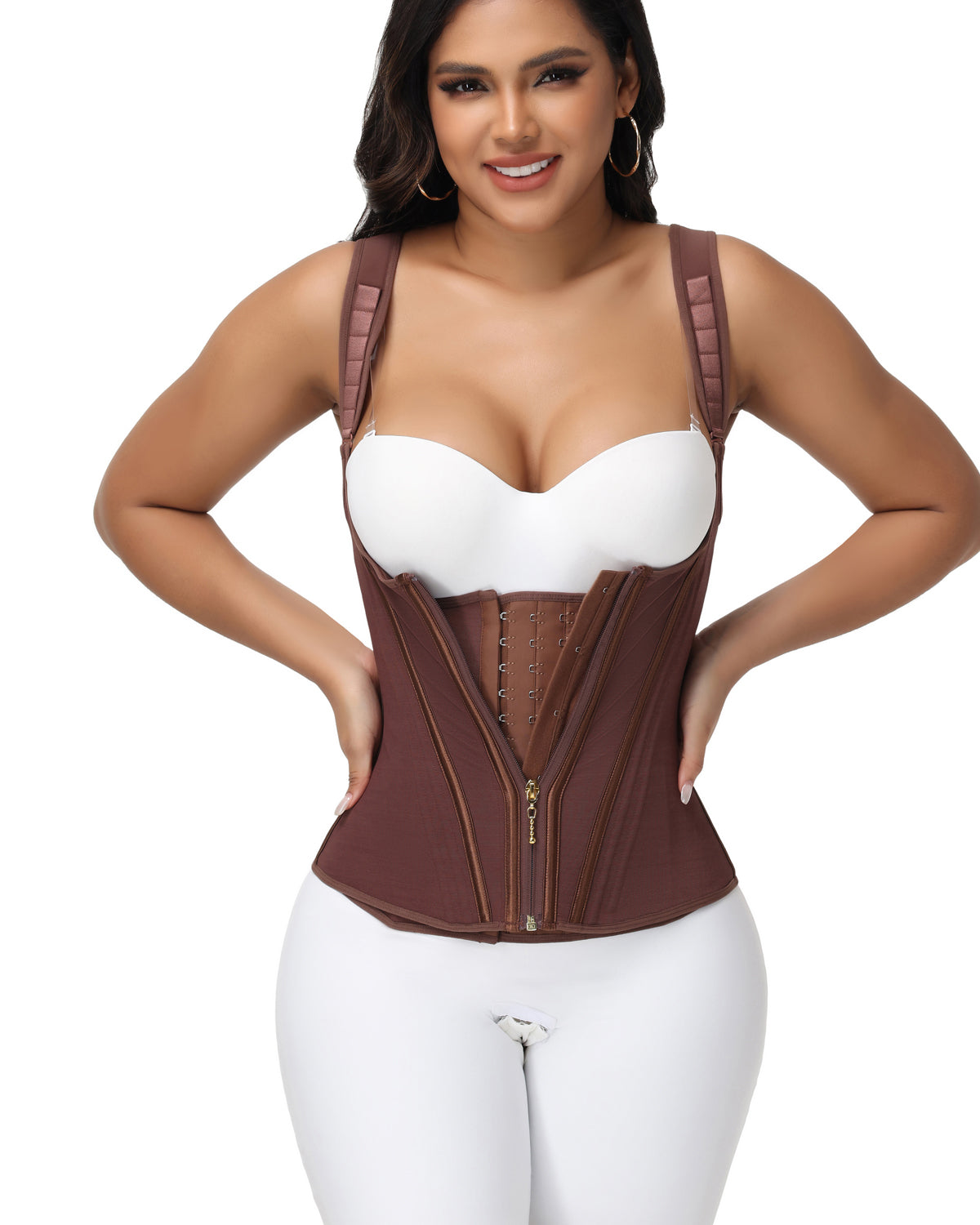 Shapshe® Waist Trainer for Women Body Shaper Corset Vest Tank Top with Steel Bones
