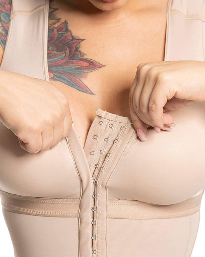 Adjustable Tummy Control Shapewear Fajas Colombianas with Bra