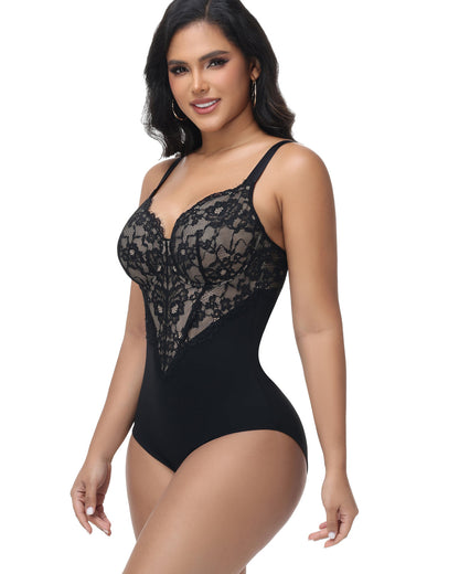 Shapshe® Sexy Lace Floral Hip Lift Shapewear Bodysuit