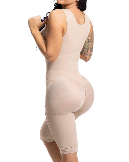 Adjustable Tummy Control Shapewear Fajas Colombianas with Bra