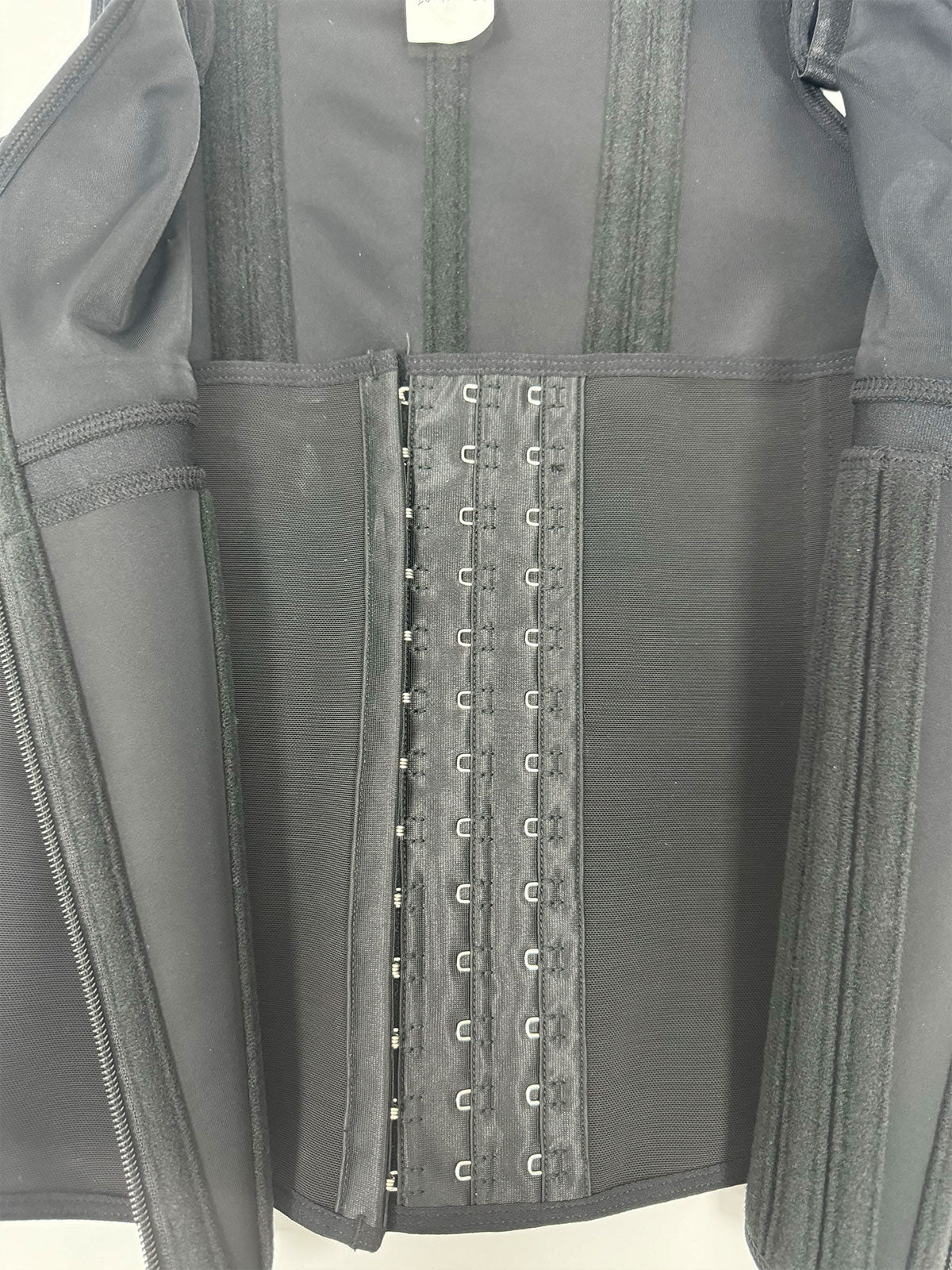 Shapshe® Women's Boned Latex Zipper Corset Tummy Control Body Shaper Vest With Bra