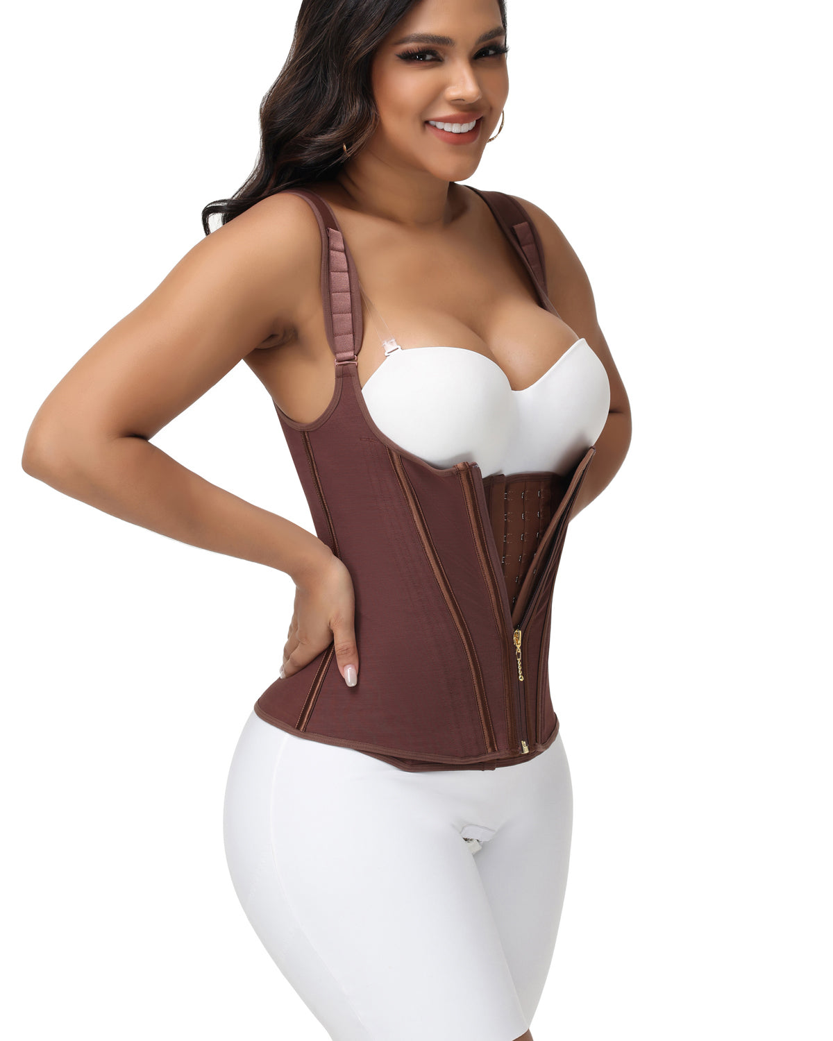 Shapshe® Waist Trainer for Women Body Shaper Corset Vest Tank Top with Steel Bones