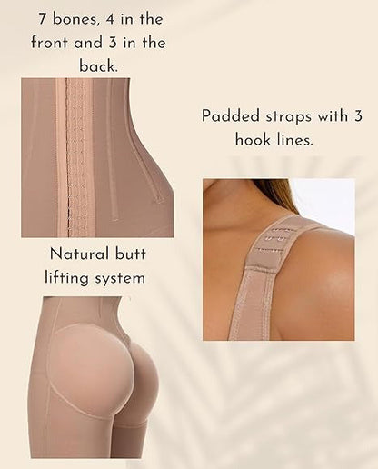 Shapshe® Colombian Full Body High Compression Fajas Post Surgery Shapewear