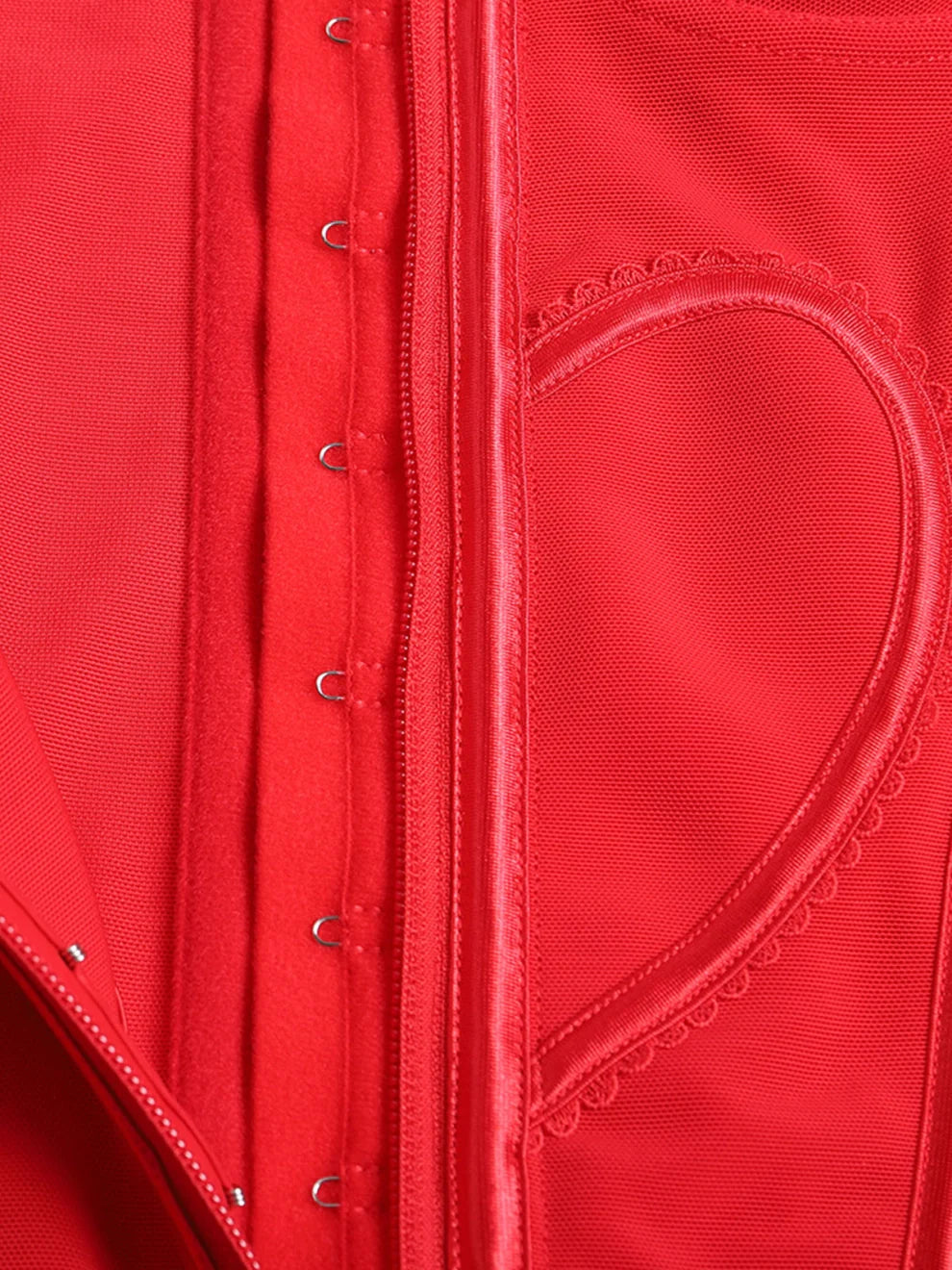 Shapshe® Fajas Colombianas Love Pattern Corset Top Zipper Waist Trainer