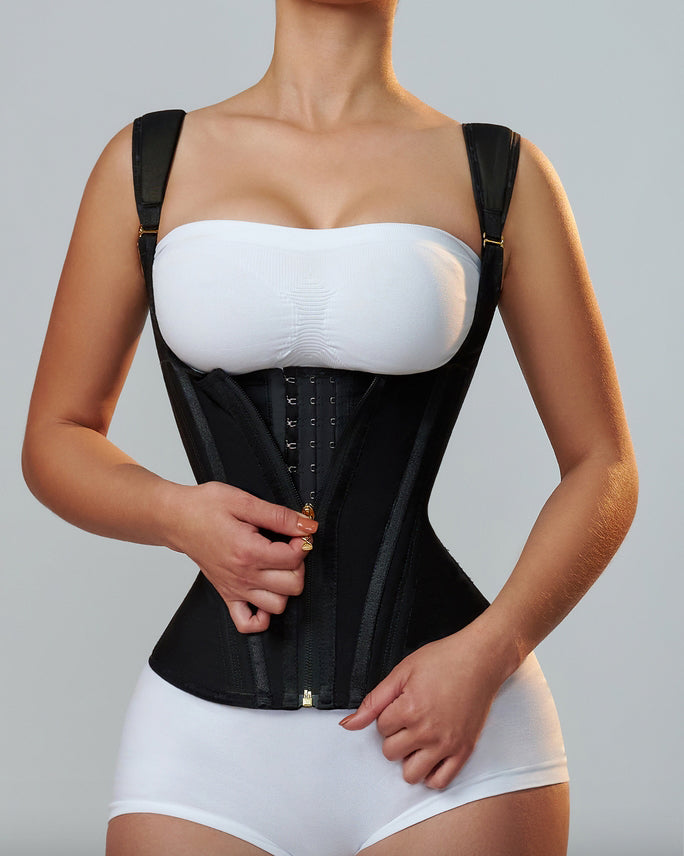 Shapshe® Waist Trainer for Women Body Shaper Corset Vest Tank Top with Steel Bones