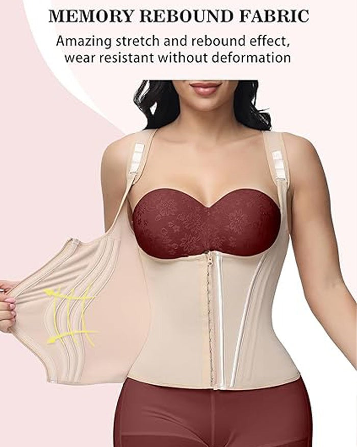 Shapshe® Waist Trainer for Women Body Shaper Corset Vest Tank Top with Steel Bones