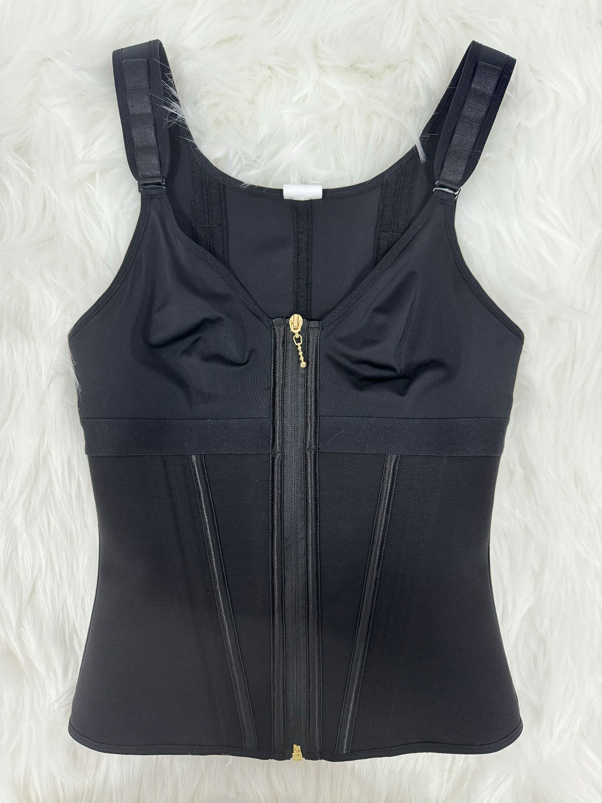 Shapshe® Fajas Colombianas Zip Front Steel Bone Tummy Control Waist Trainer