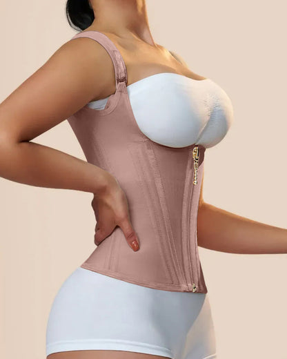 Shapshe® Waist Trainer for Women Body Shaper Corset Vest Tank Top with Steel Bones