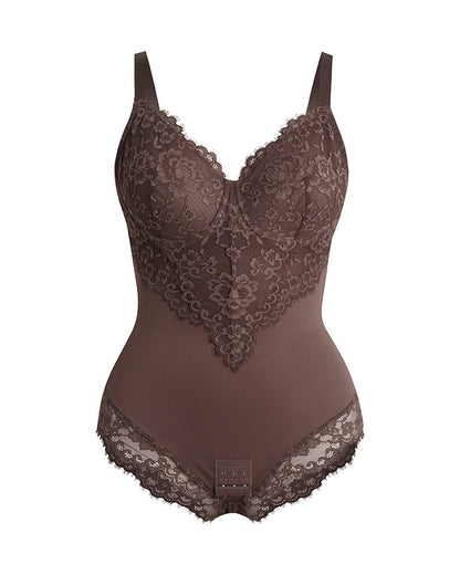 Shapshe® Sexy Lace Floral Hip Lift Shapewear Bodysuit