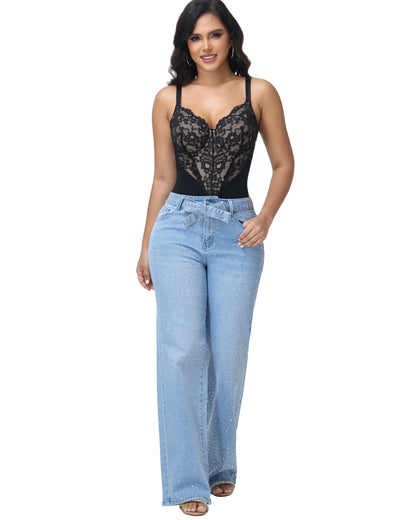 Shapshe® Sexy Lace Floral Hip Lift Shapewear Bodysuit