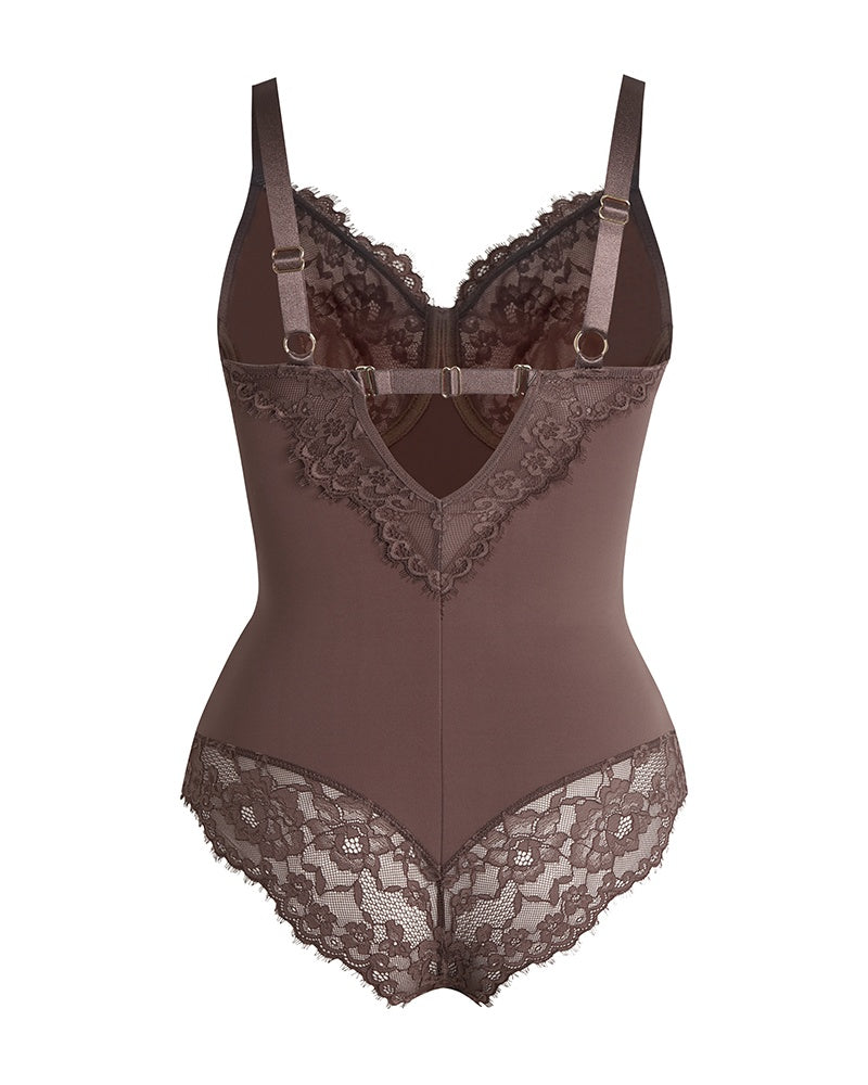 Shapshe® Sexy Lace Floral Hip Lift Shapewear Bodysuit