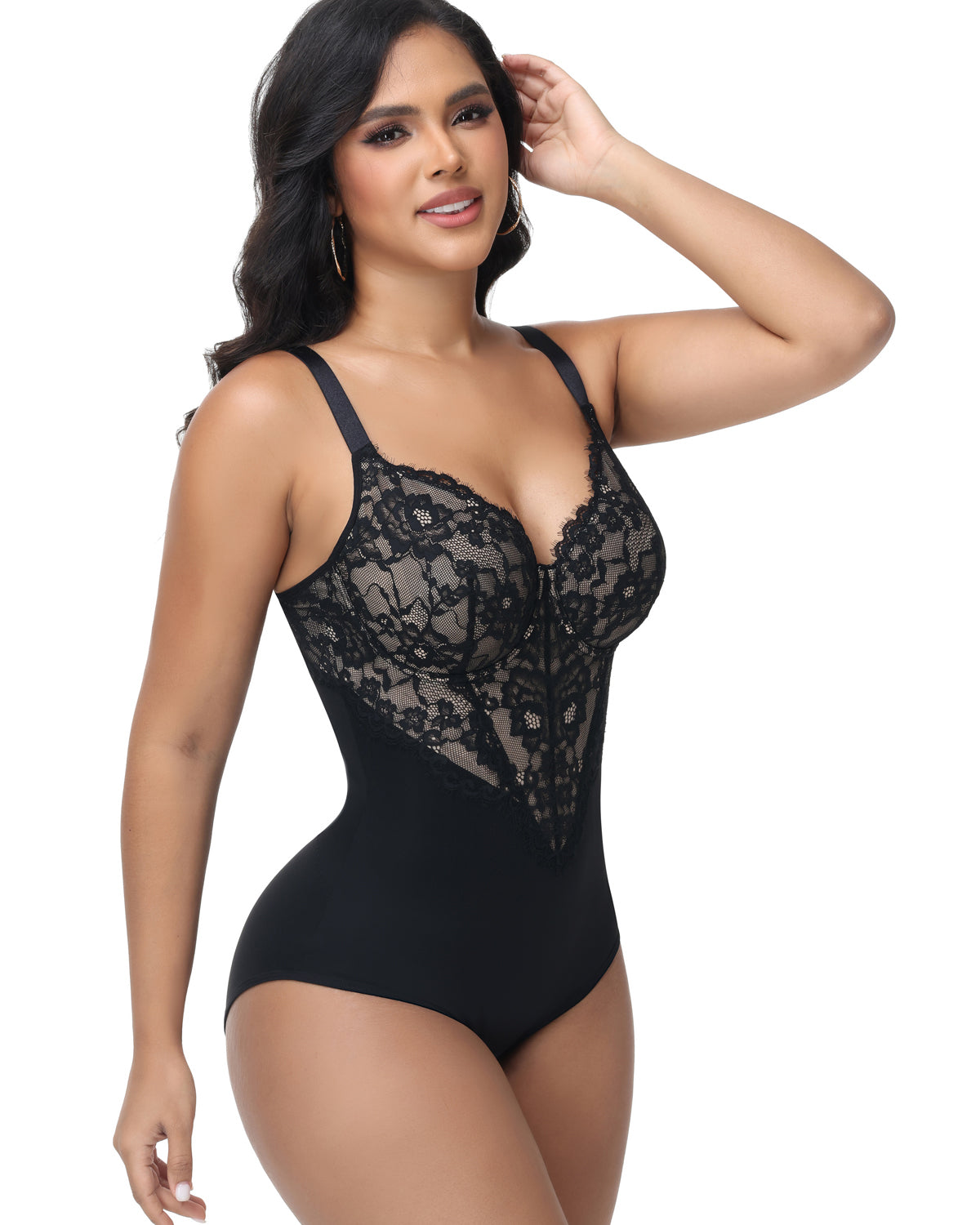 Shapshe® Sexy Lace Floral Hip Lift Shapewear Bodysuit
